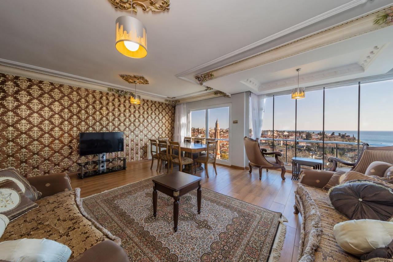 Lovely Flat With Sea View Near Beach In Muratpasa 安塔利亚 外观 照片