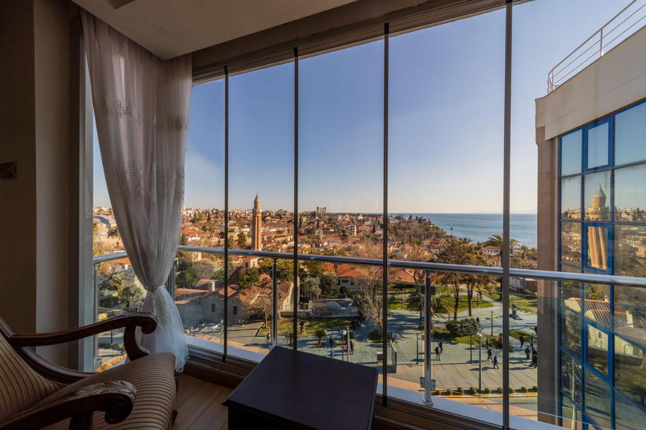 Lovely Flat With Sea View Near Beach In Muratpasa 安塔利亚 外观 照片