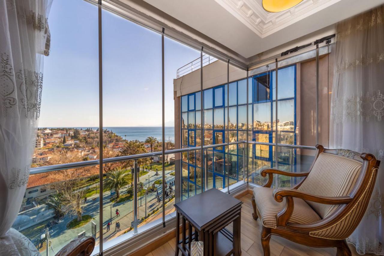 Lovely Flat With Sea View Near Beach In Muratpasa 安塔利亚 外观 照片