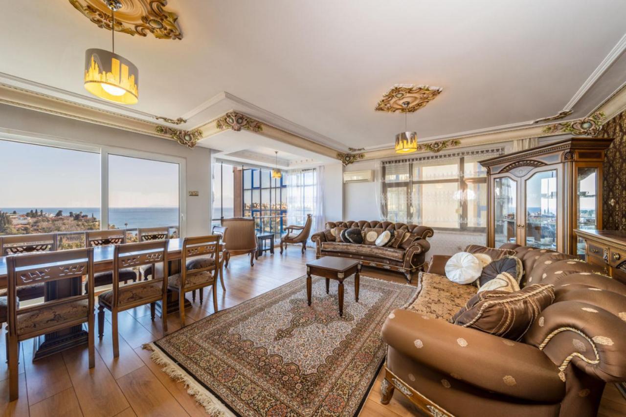Lovely Flat With Sea View Near Beach In Muratpasa 安塔利亚 外观 照片